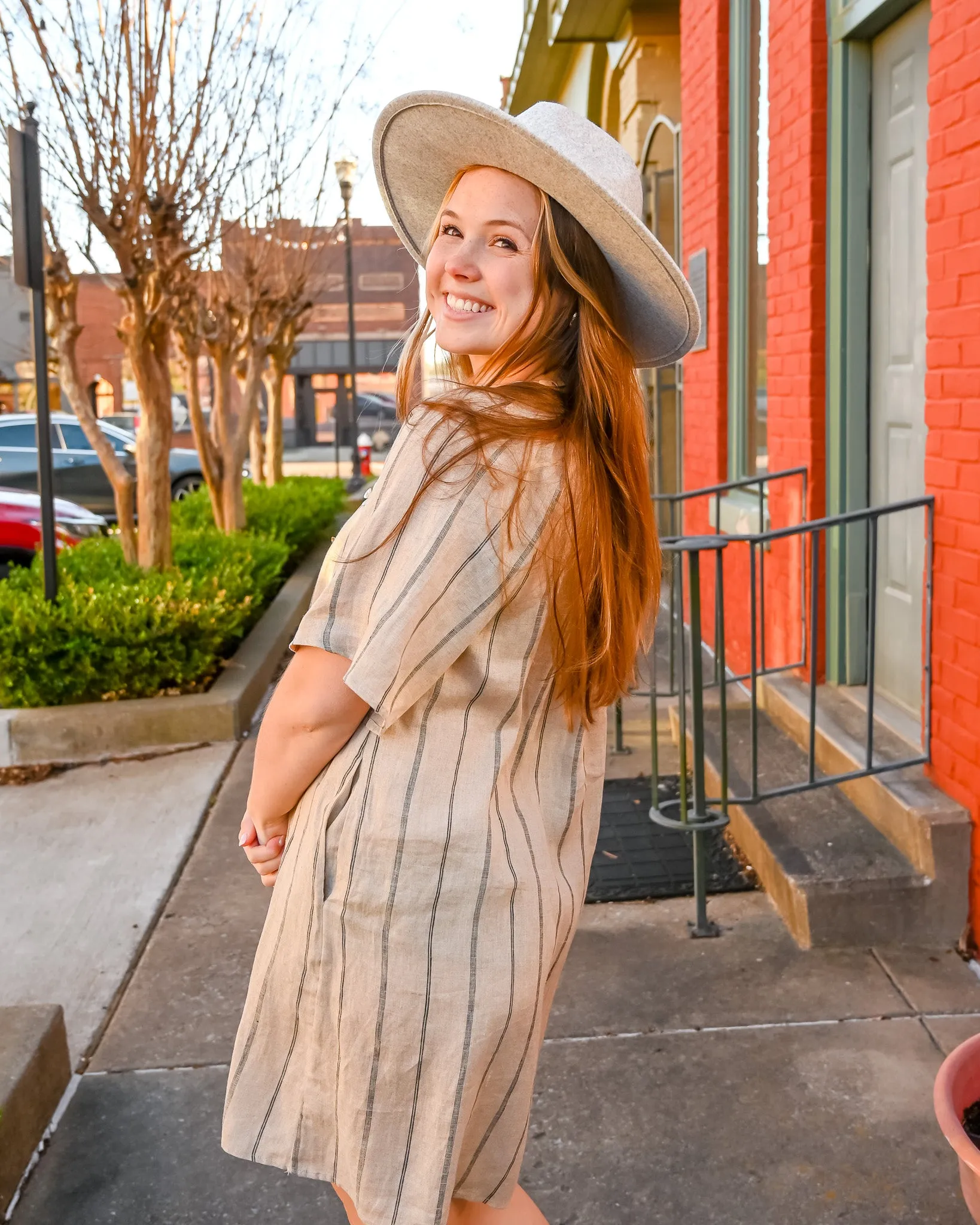 Draw The Line Striped Dress