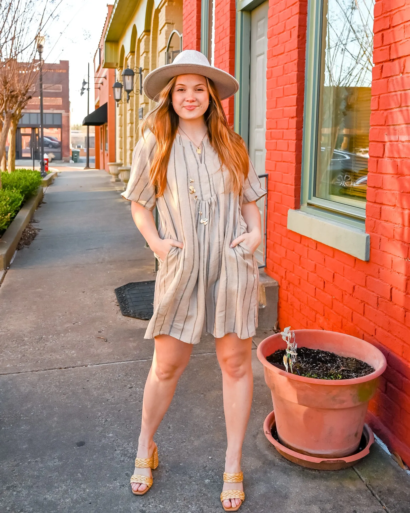 Draw The Line Striped Dress