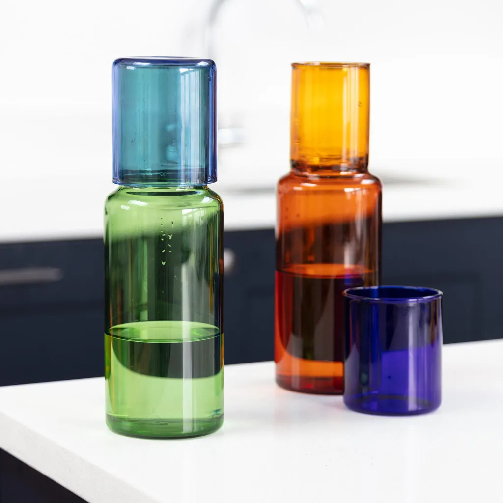 Duo Tone Glass Carafe