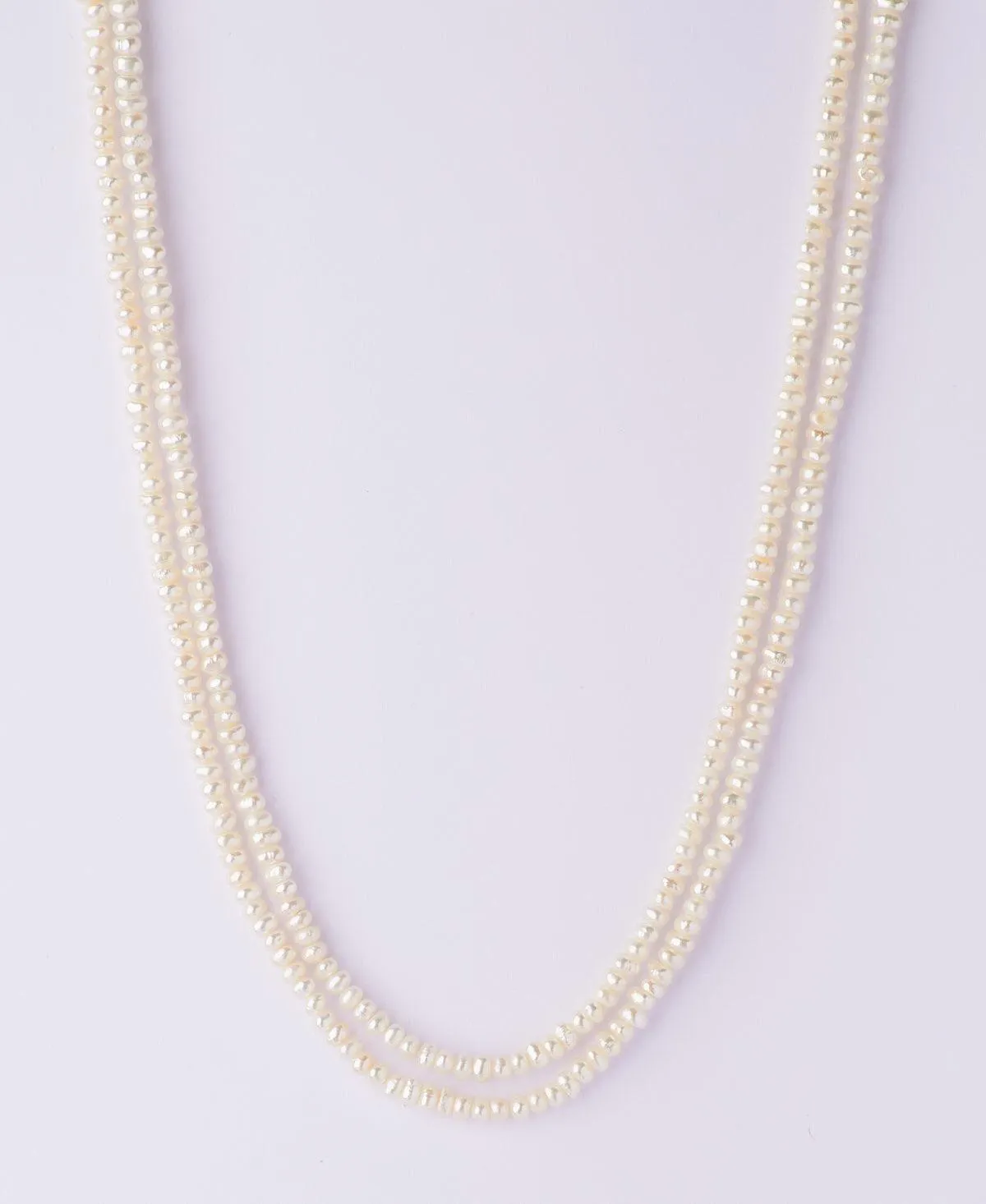 Elegant White Pearl Necklace