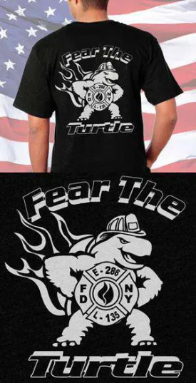 FDNY Fear The Turtle Back Design