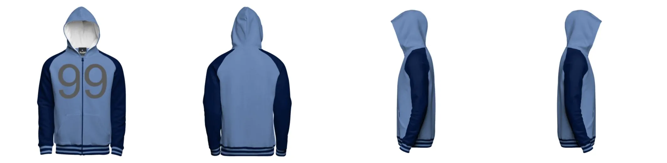 Fleece Zip Up Hoodie