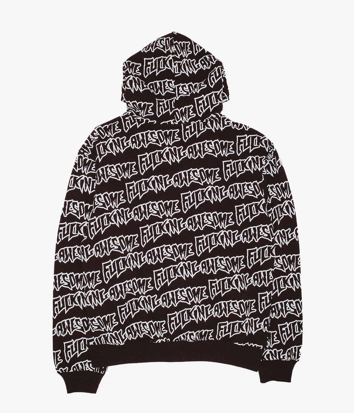 Fucking Awesome AOP Stamp Zipped Hoodie