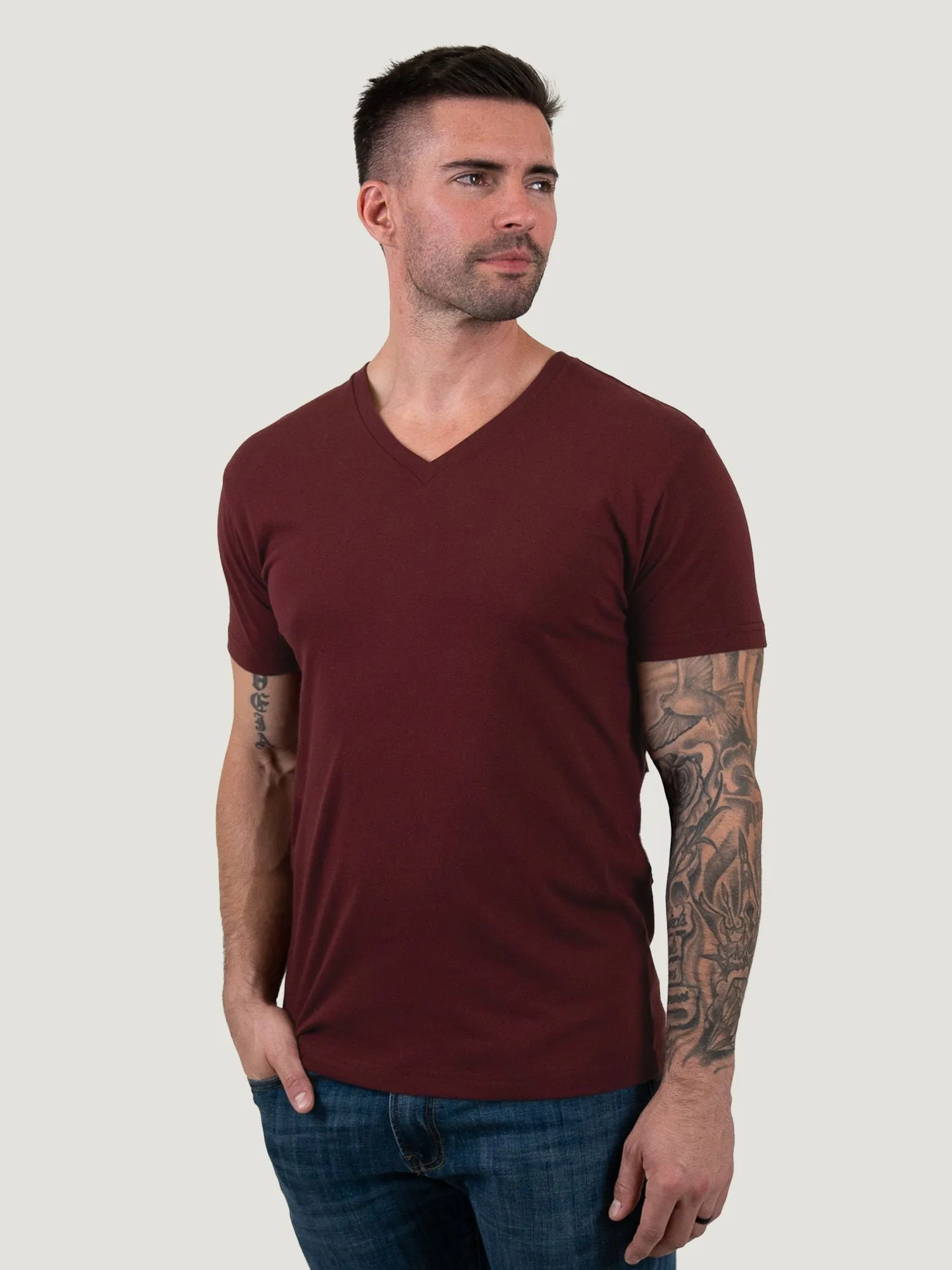 Garnet V-Neck