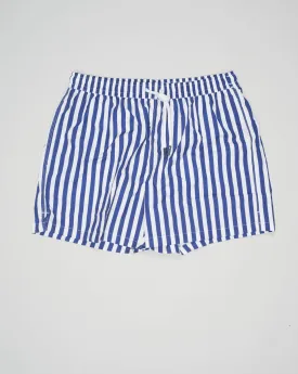 Gran Sasso Striped Swim Trunks / Navy