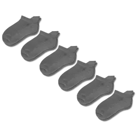 Gray Ankle Diabetic Socks Bundle 6-Pack