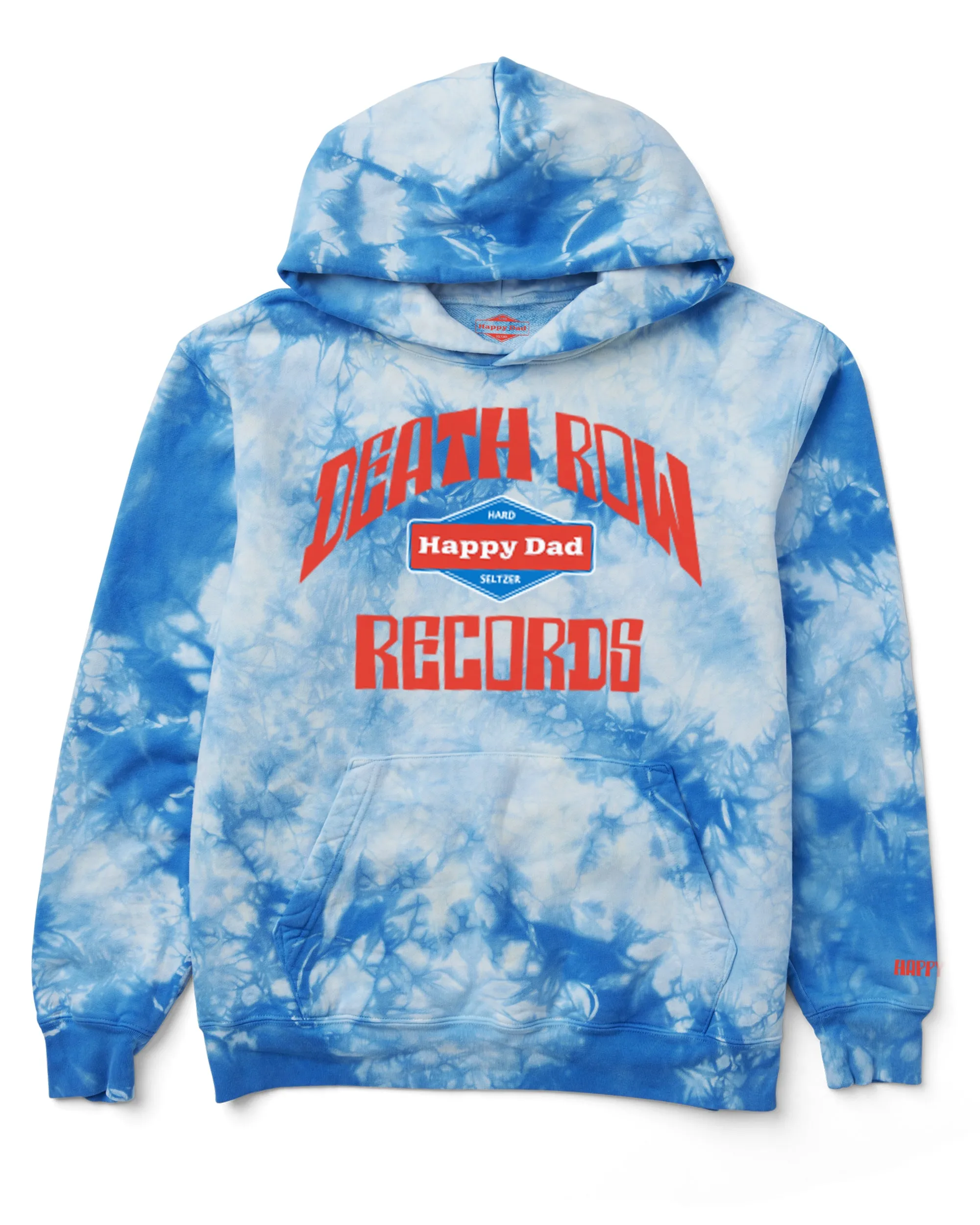 Happy Dad x Death Row Tie Dye Hoodie (Blue)