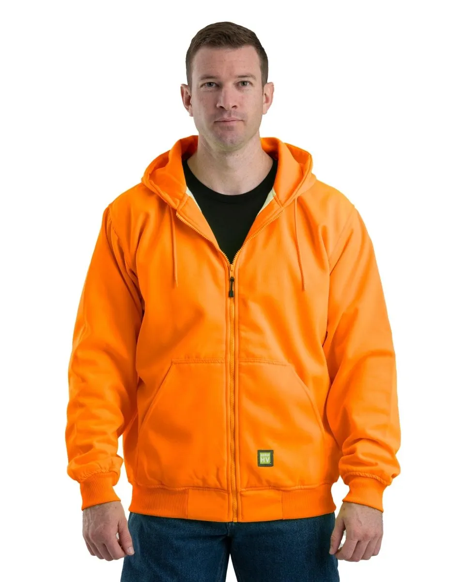 Hi Vis Thermal-Lined Hooded Sweatshirt