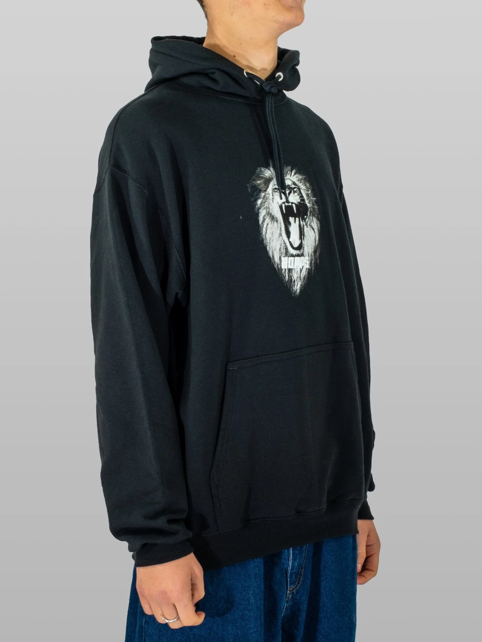 Hopps - Lion Hooded Sweatshirt - Black