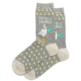 HOTSOX Women's Totally Storked Crew Socks