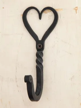 Iron Wall Hook - Heart