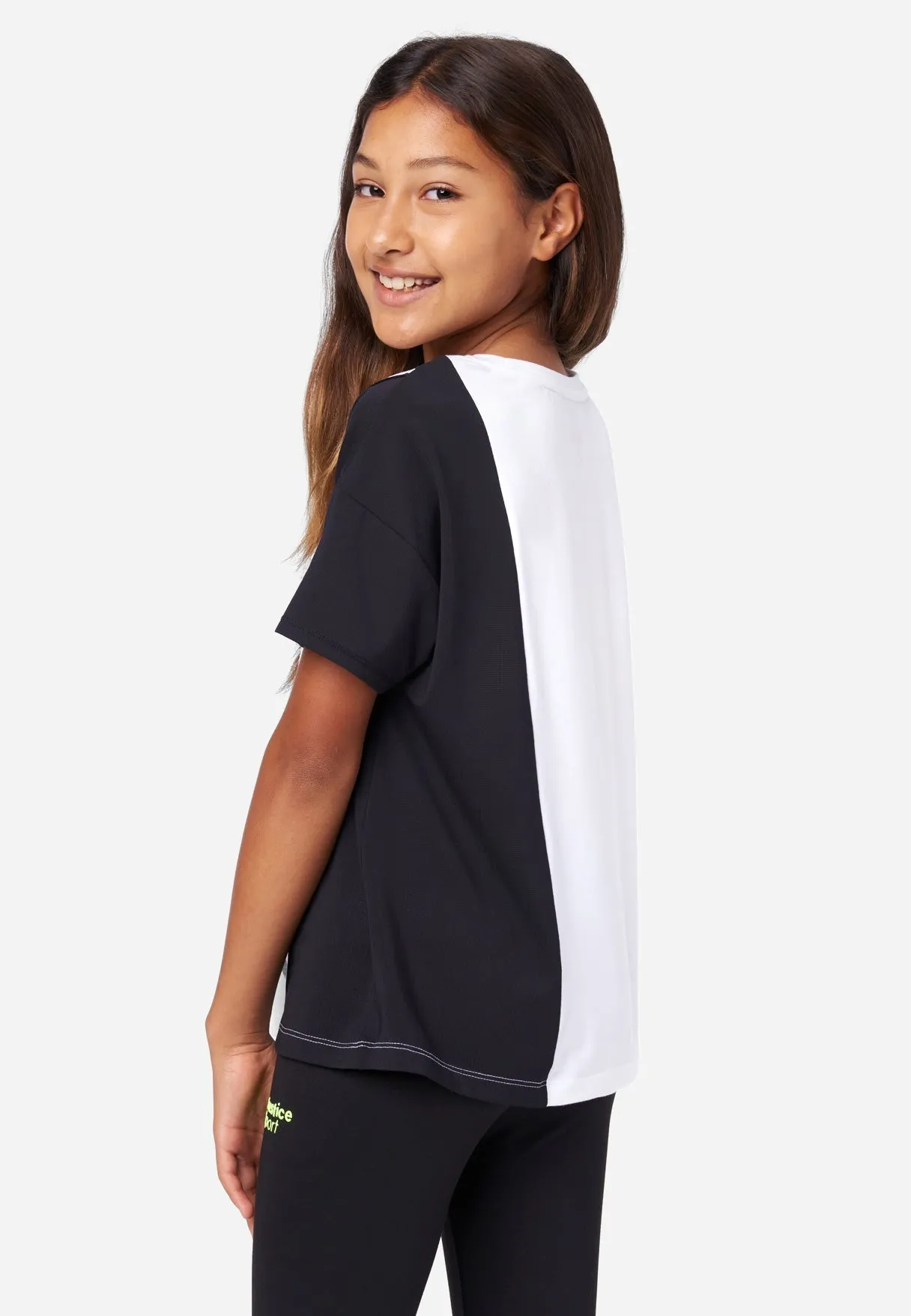 J Sport Color Block Sports Graphic Tee