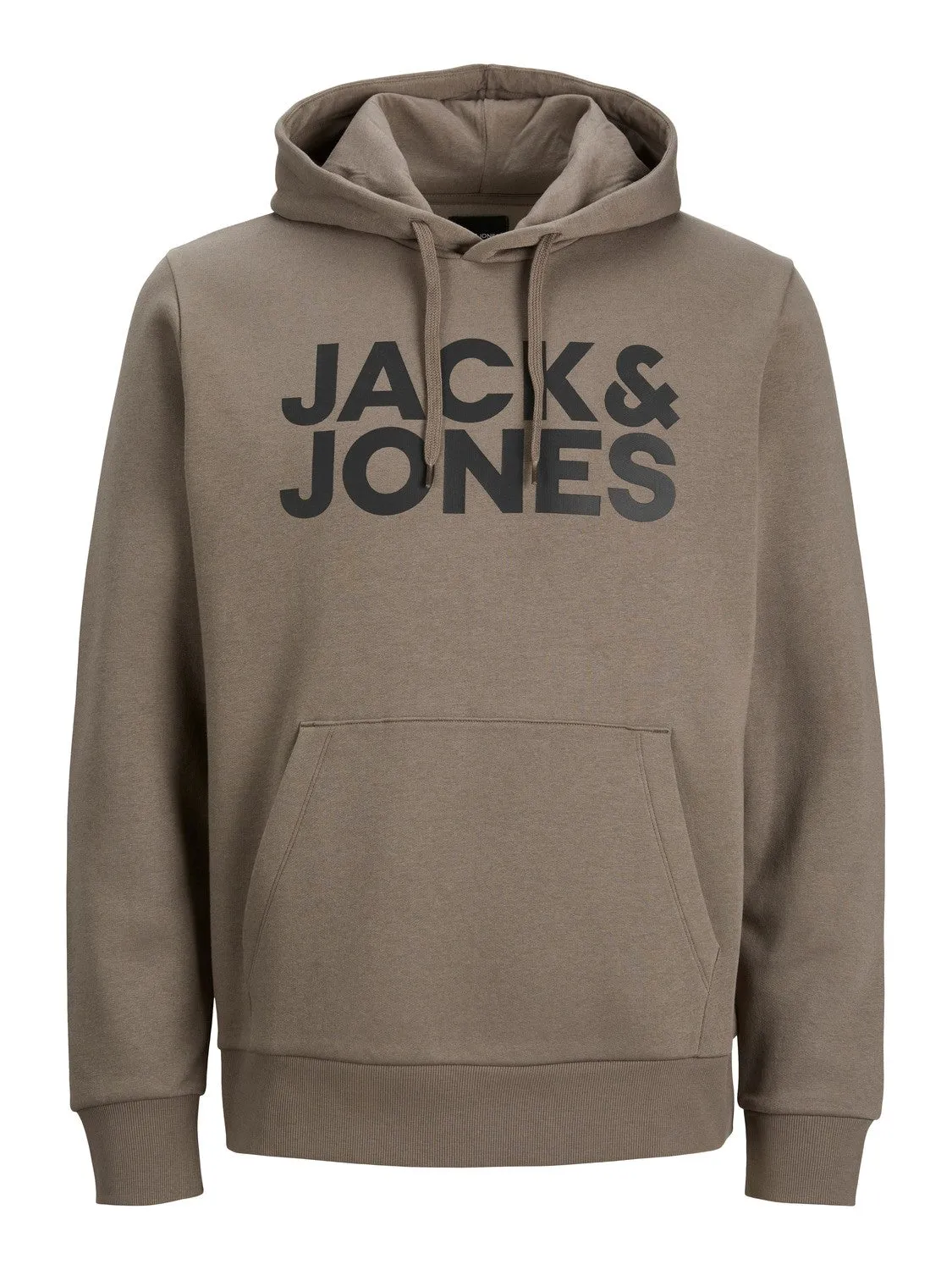 Jack & Jones Men's 'JJECORP' Hoodie Logo Sweatshirt