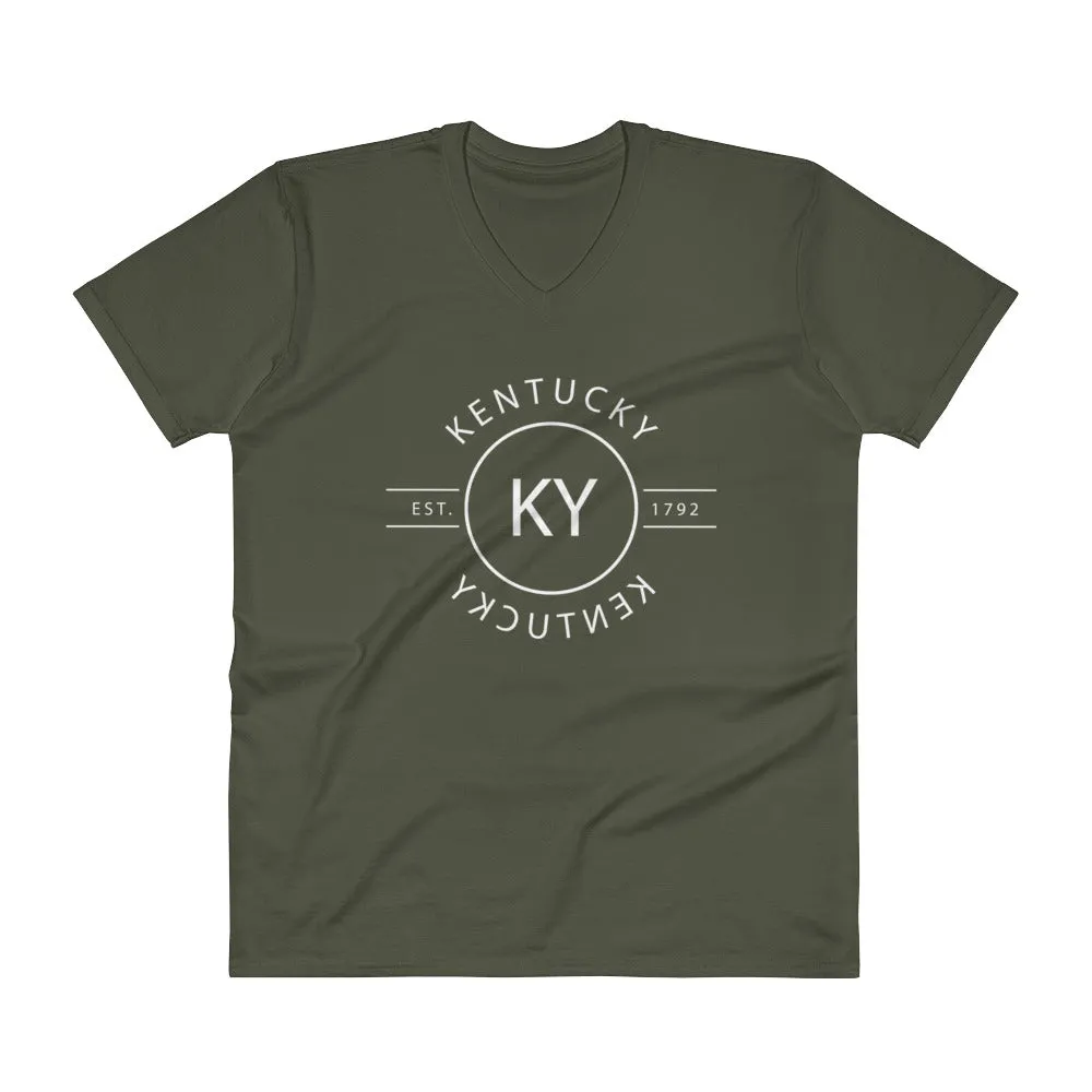 Kentucky - V-Neck T-Shirt - Reflections