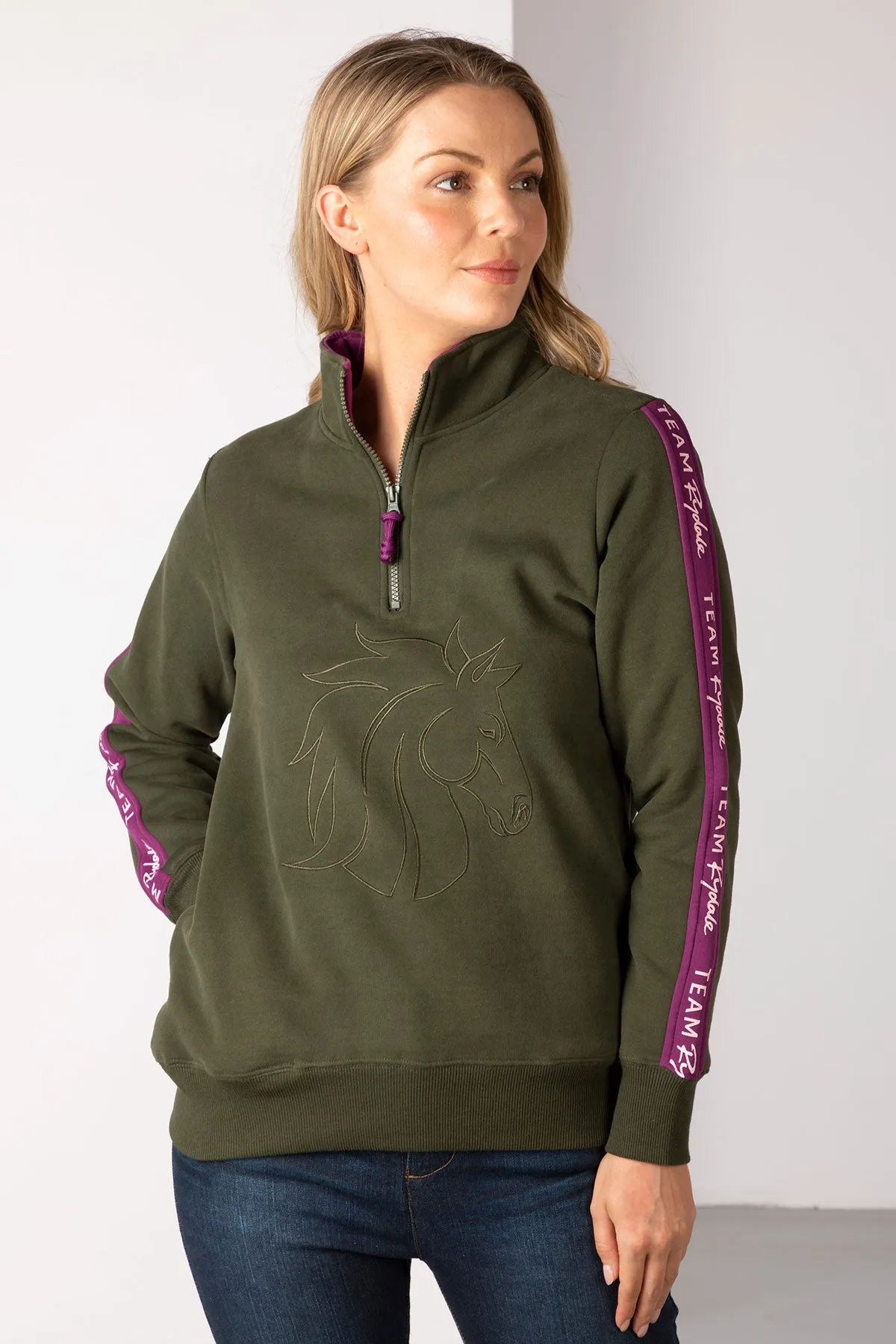 Ladies Horse Head Sweatshirt