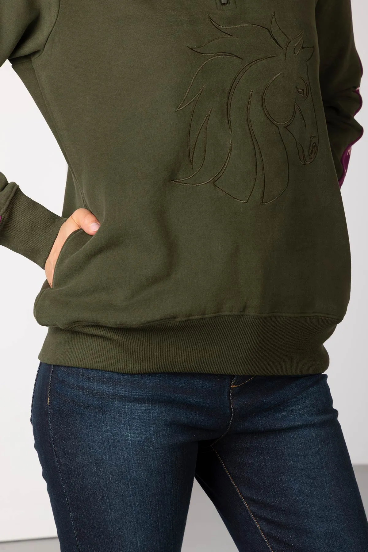 Ladies Horse Head Sweatshirt