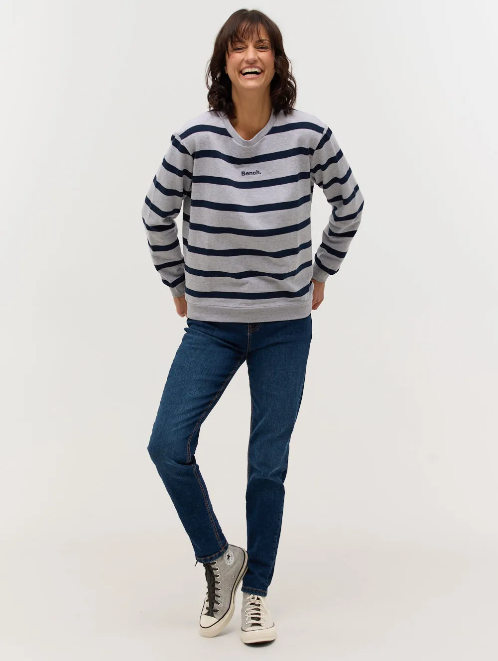 Laide Stripe Crew Neck