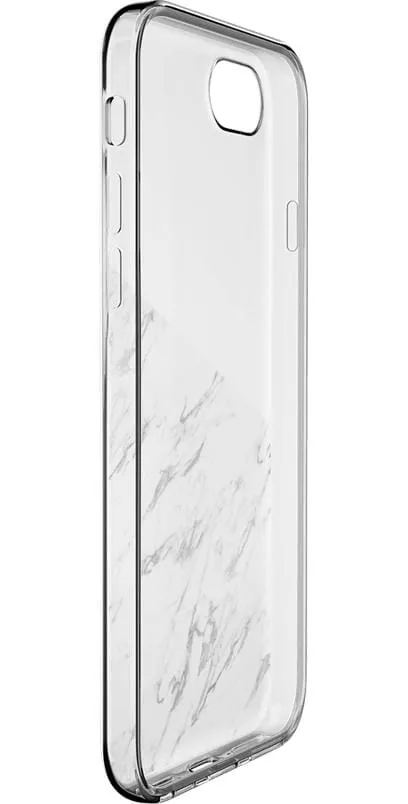 Let's Split | Half White Clear Marble Case