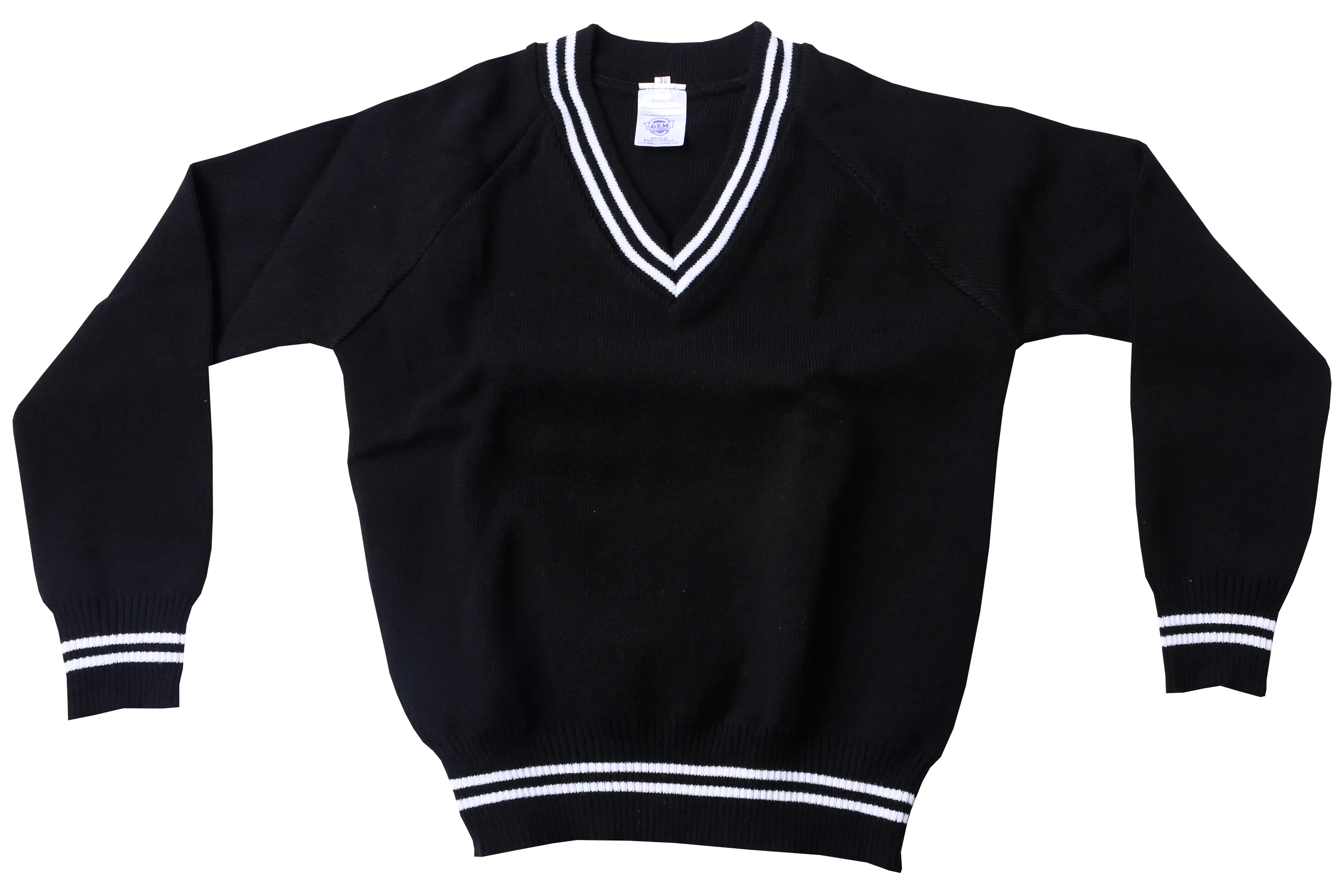 Longsleeve Striped Jersey - Isiqalo Black/White