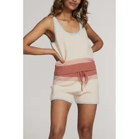 Marcy Knit Color Block Set - Tank Top