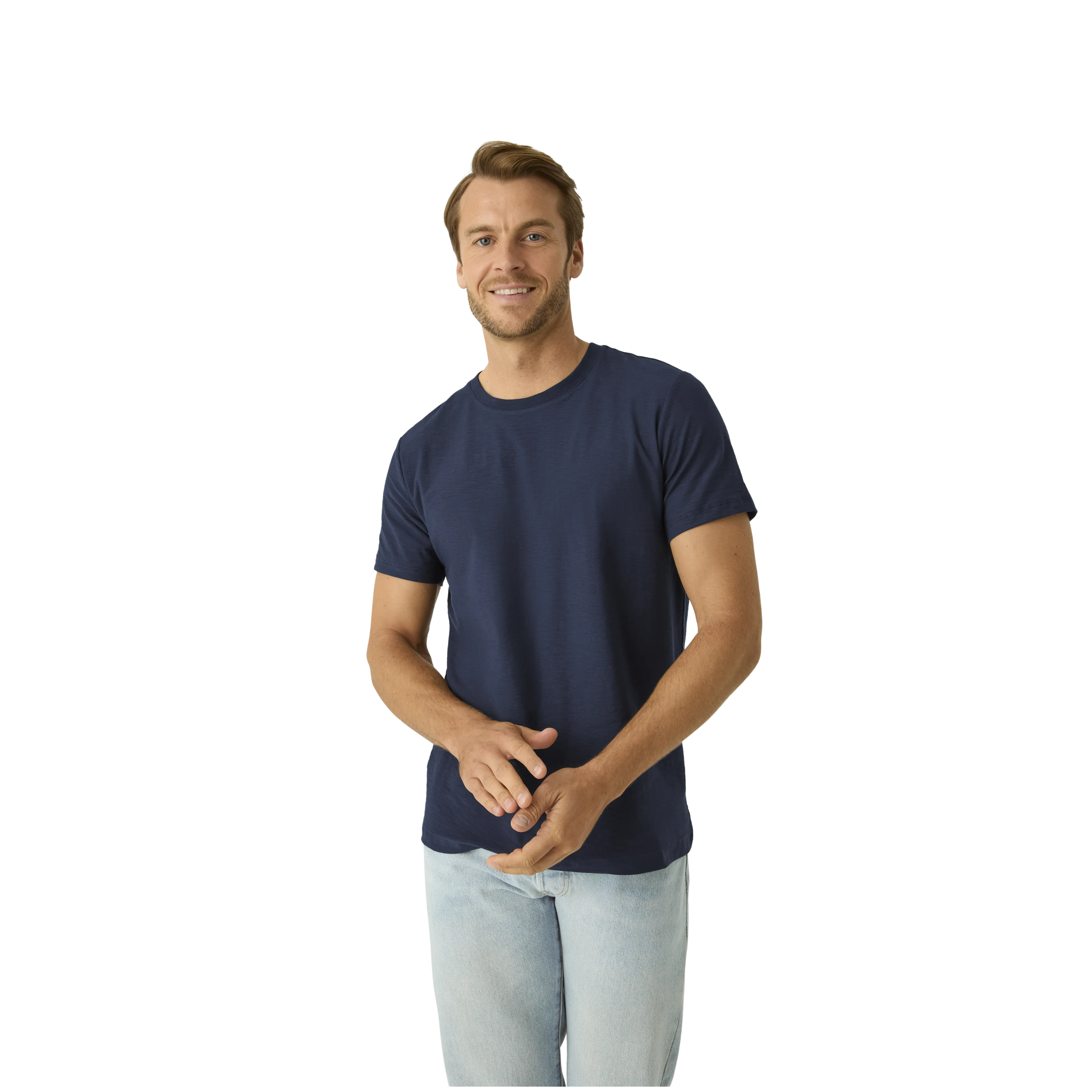 Men's Air Slub Crew Neck T-Shirt 3-Pack