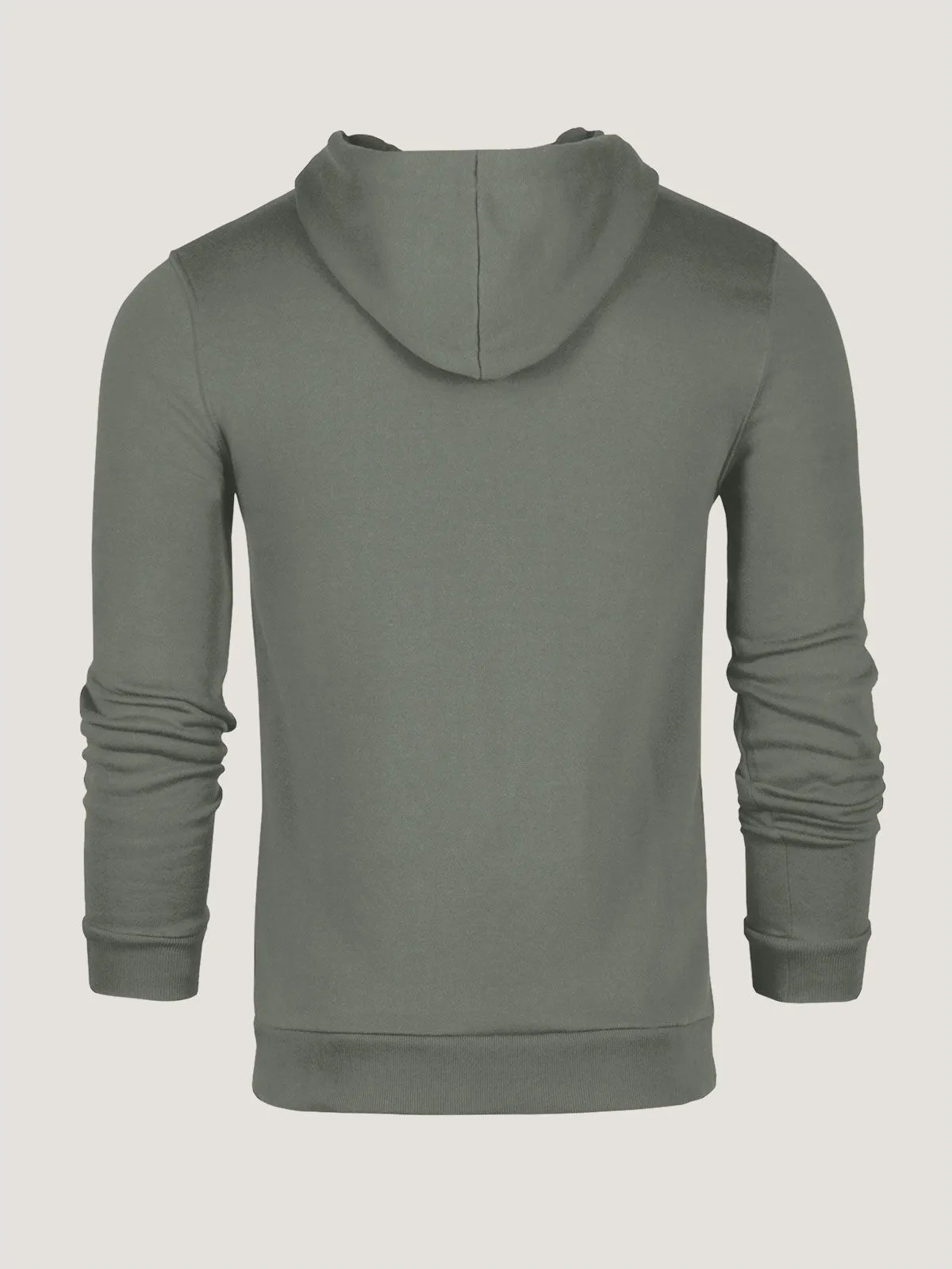 Mercury Green Zip-Up Hoodie