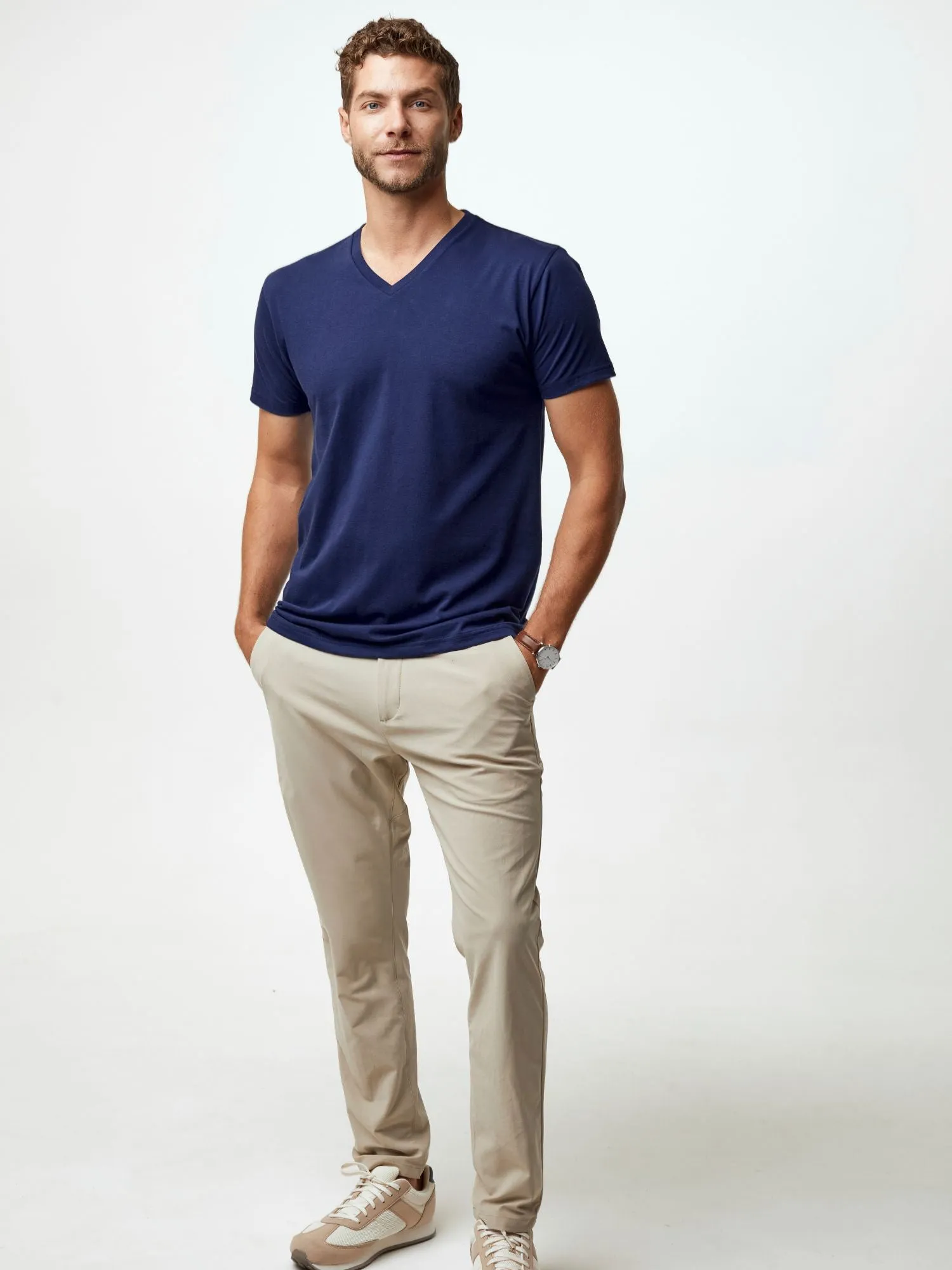 Midnight Blue V-Neck