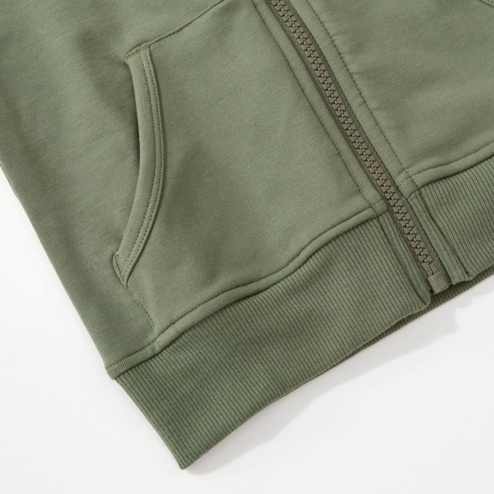 Moss Zip Hoodie