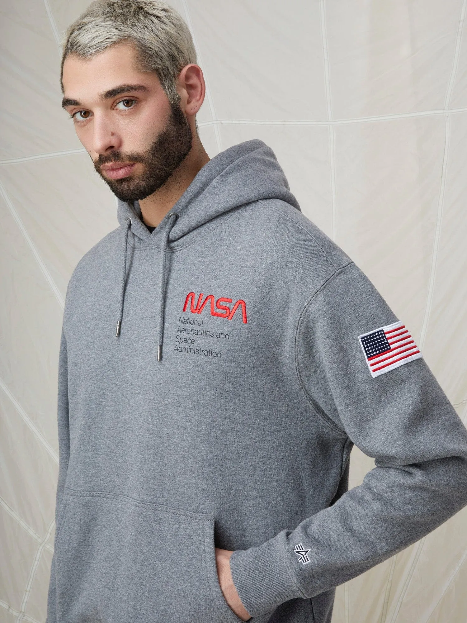 NASA WORM LOGO HOODIE