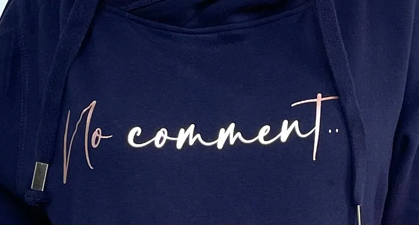 No Comment Sweatshirt - Midnight Blue