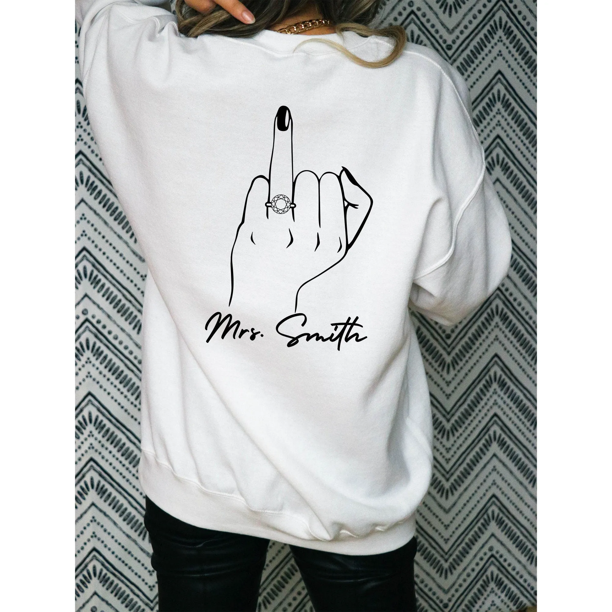 Personalized Bride Sweatshirt