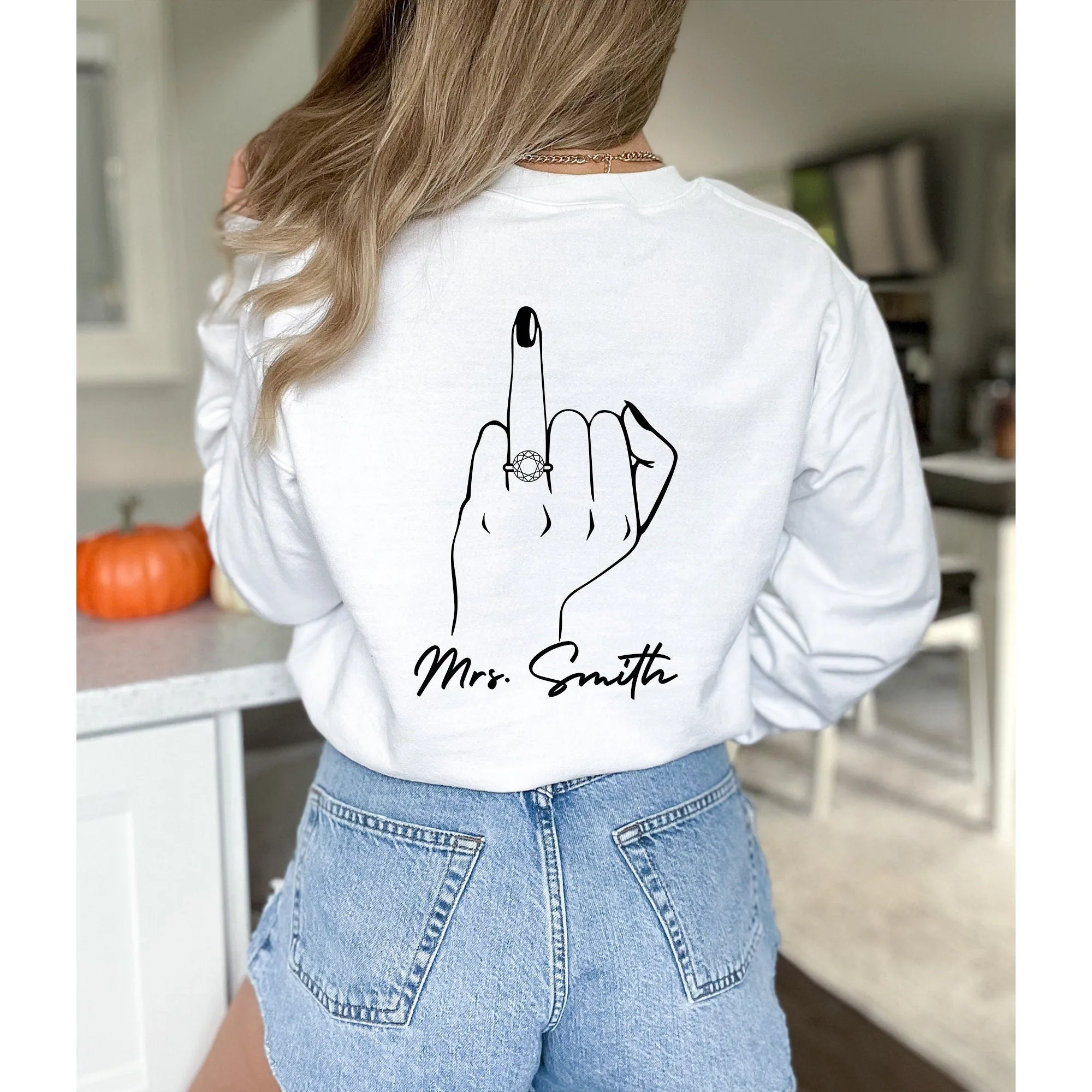 Personalized Bride Sweatshirt