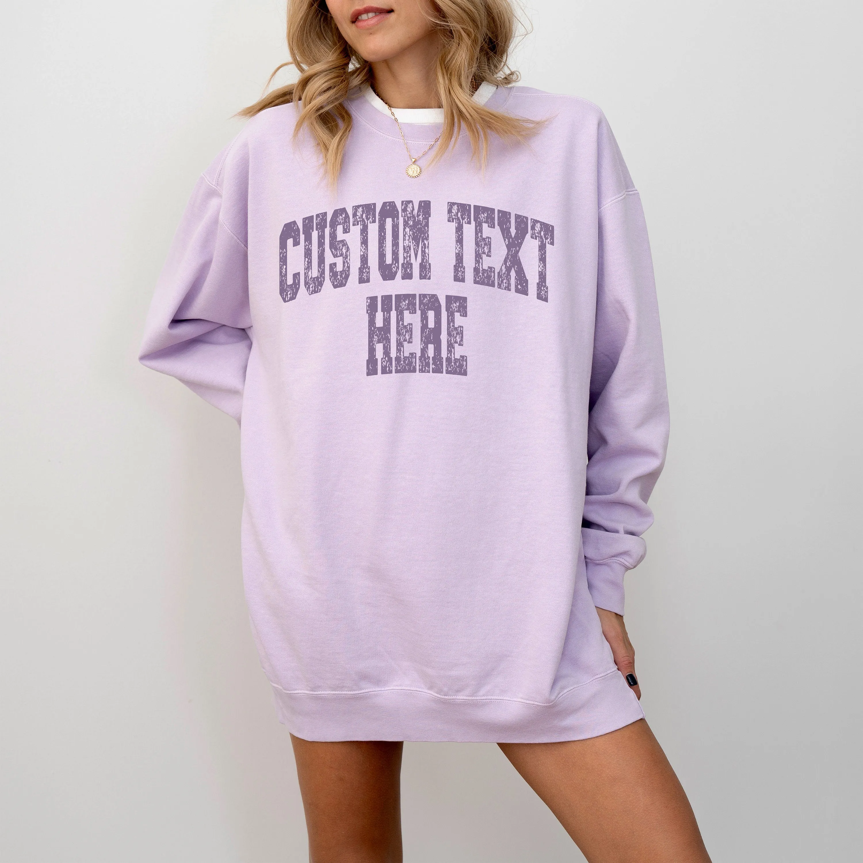 Personalized Comfort Colors Dyed Sweatshirt