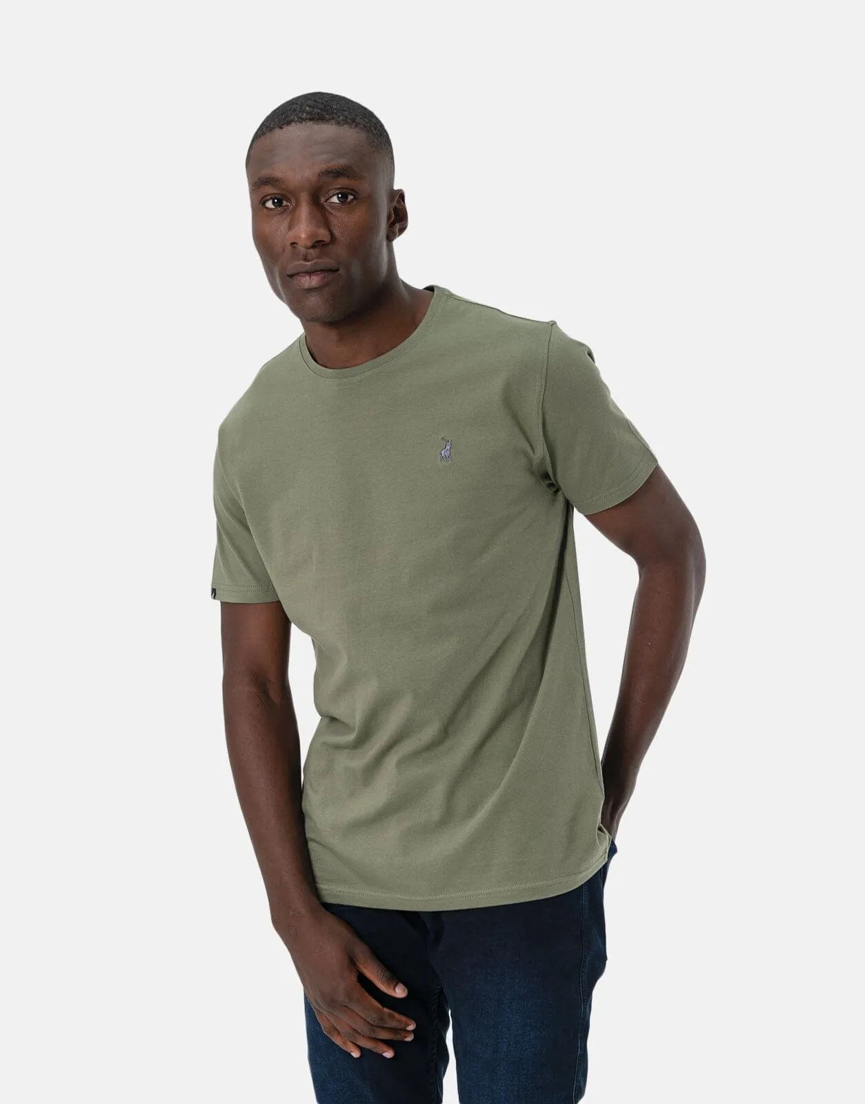 Polo Crew Neck Fatigue T-Shirt