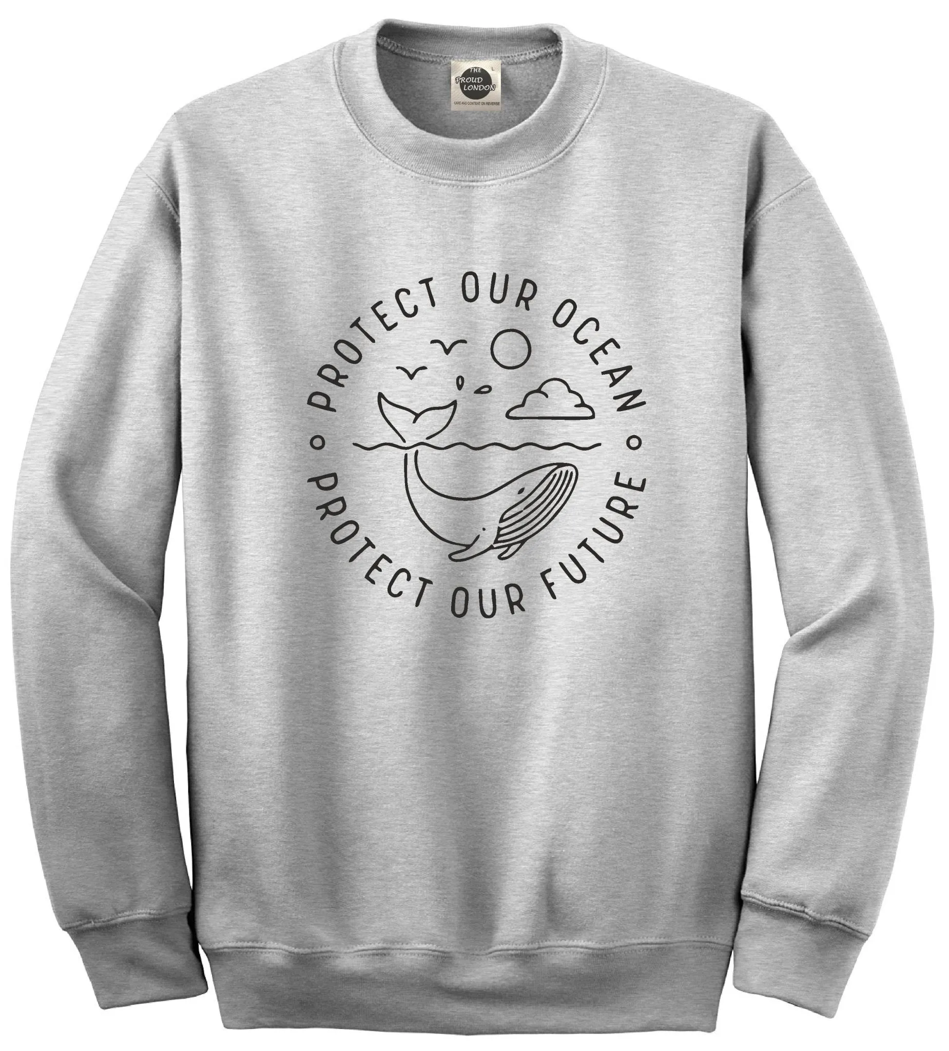 Protect Our Ocean Protect Our Future || Unisex Crewneck Sweatshirt