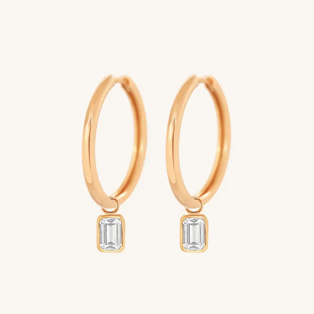 Radiant Plain Hoops