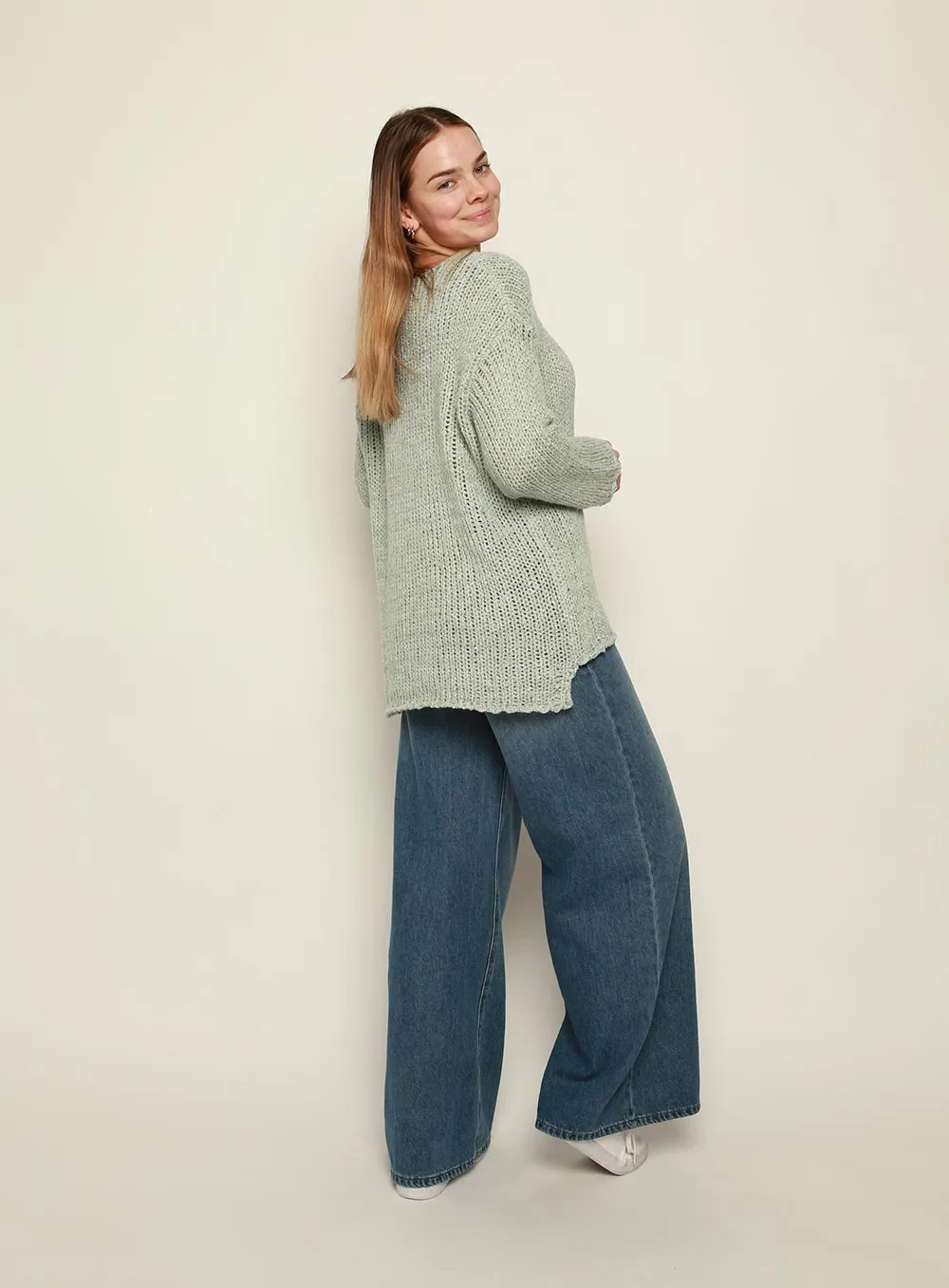 Ramona Knit Jumper-MINT