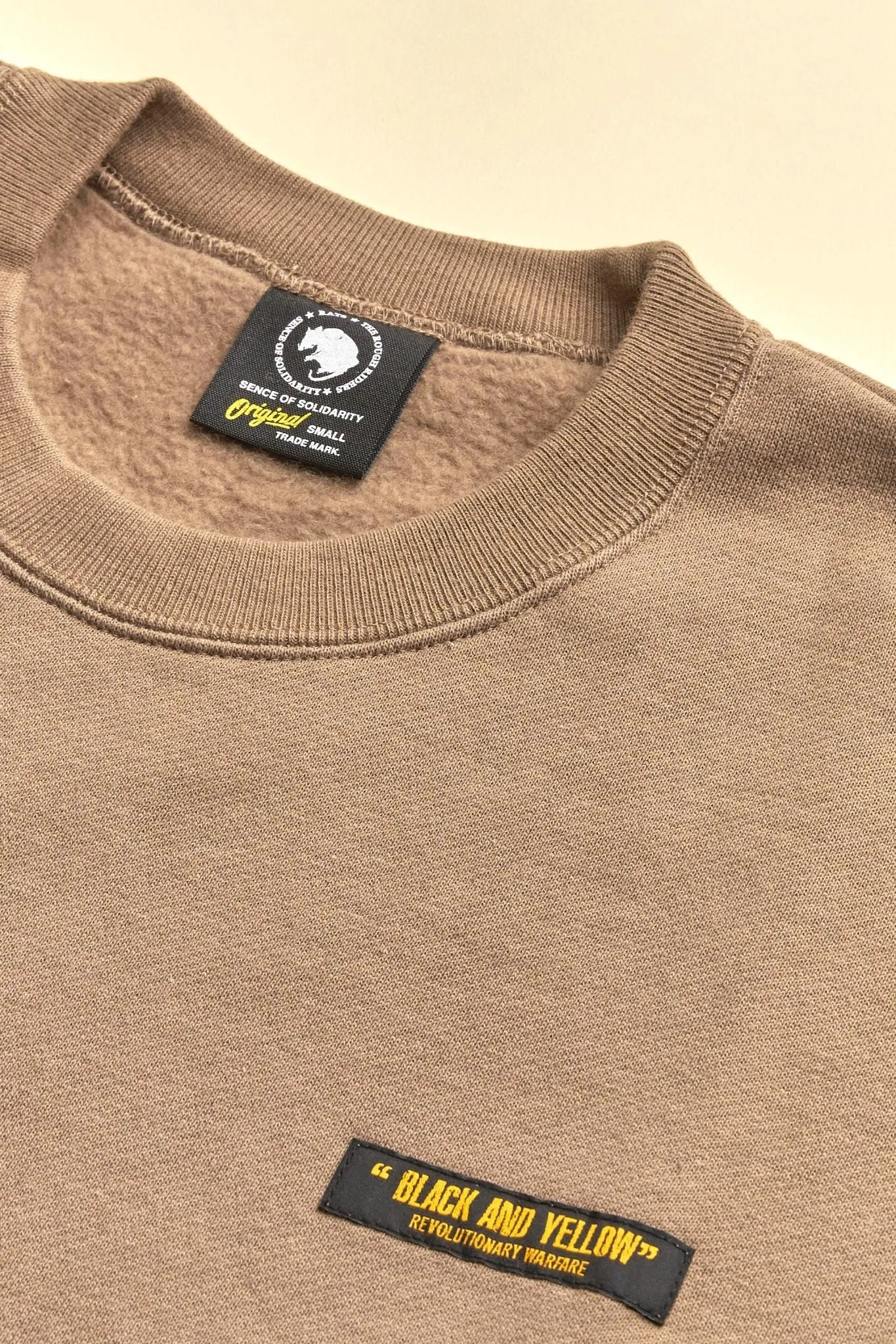 Rats Classic Crew Neck Sweatshirt - Khaki