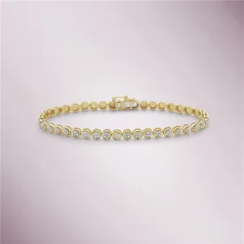 Ready to Ship Diamond Micro-Pavé Tennis Bracelet (0.50 ct.) in 14K Gold