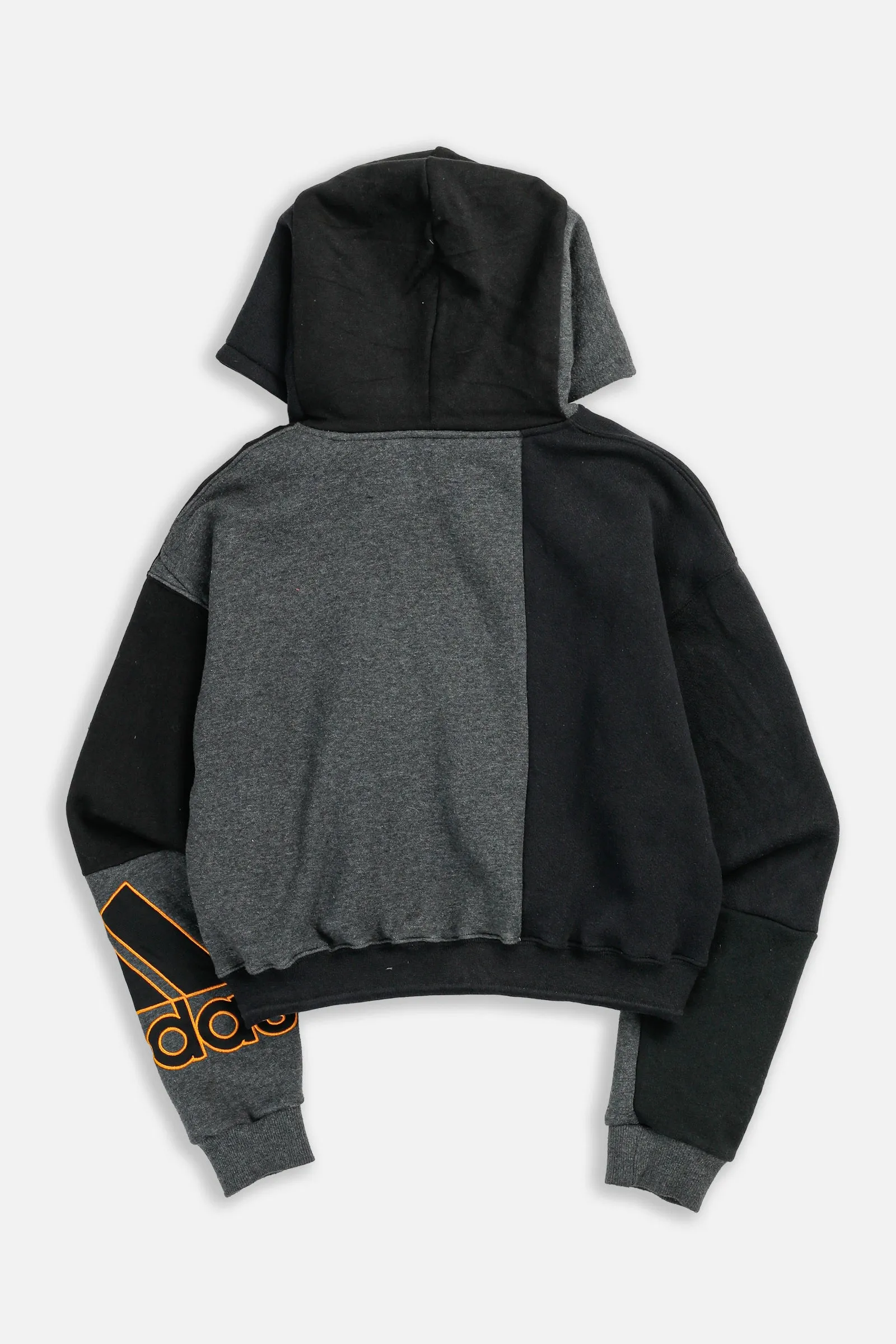 Rework Adidas Crop Zip Hoodie - S