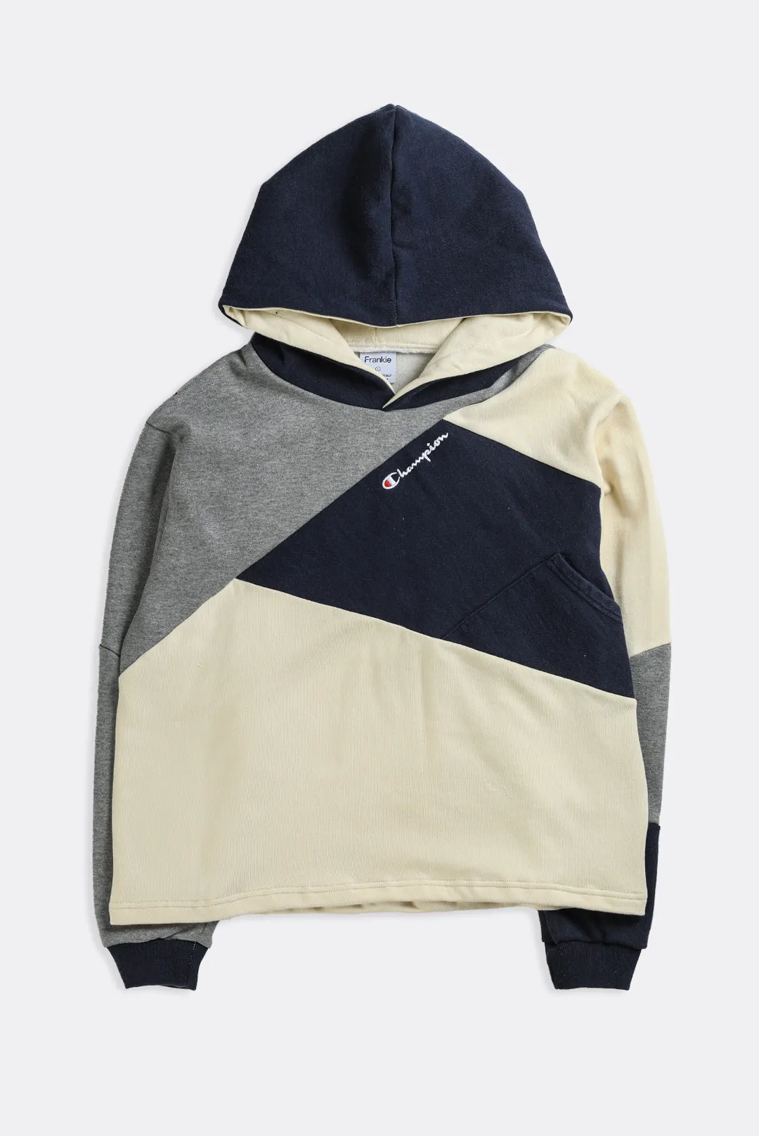 Rework Champion Patchwork Sweatshirt - L