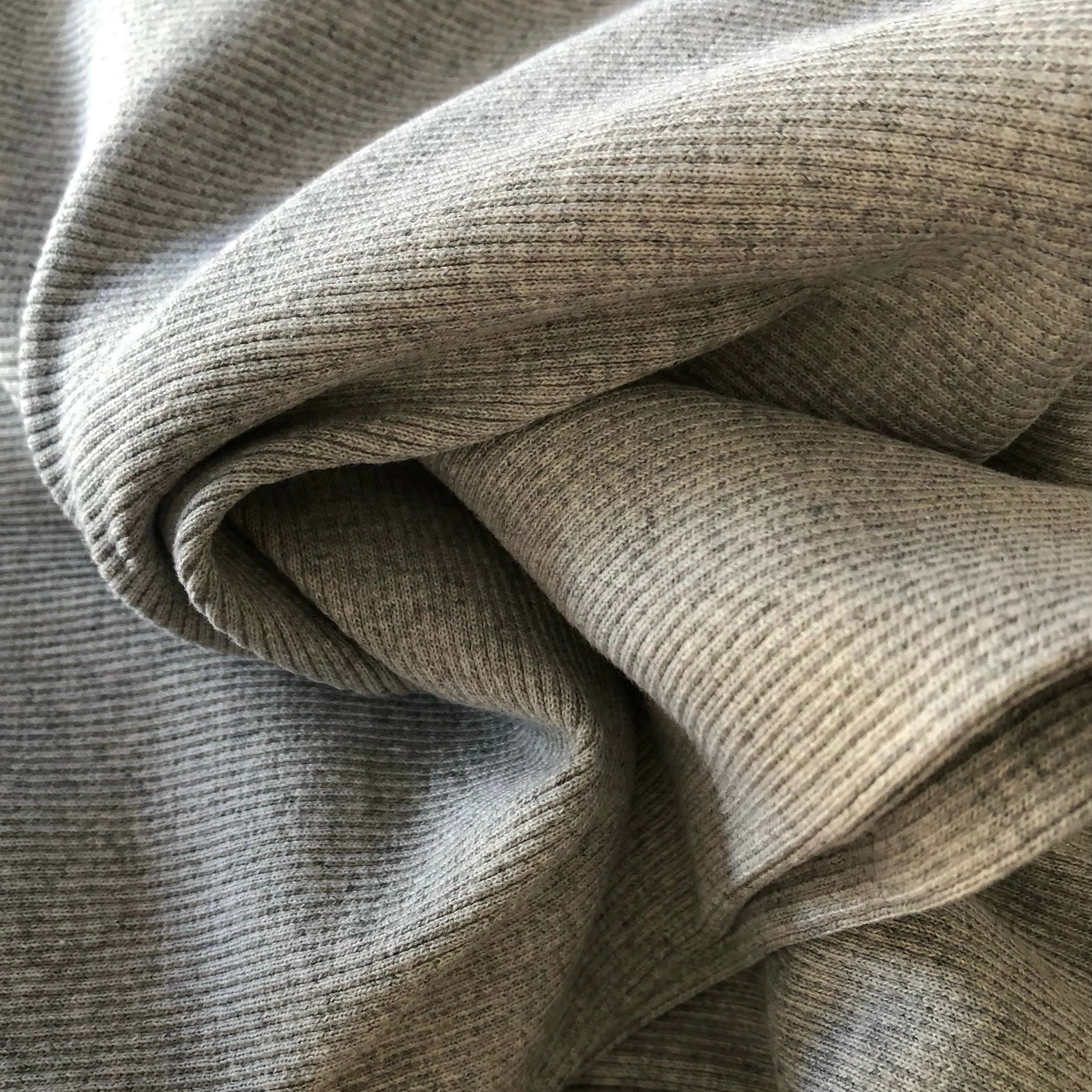 Rib Knit- Heather Grey