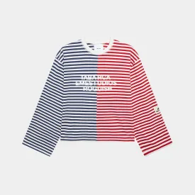 Rouguish Navy Striped LS