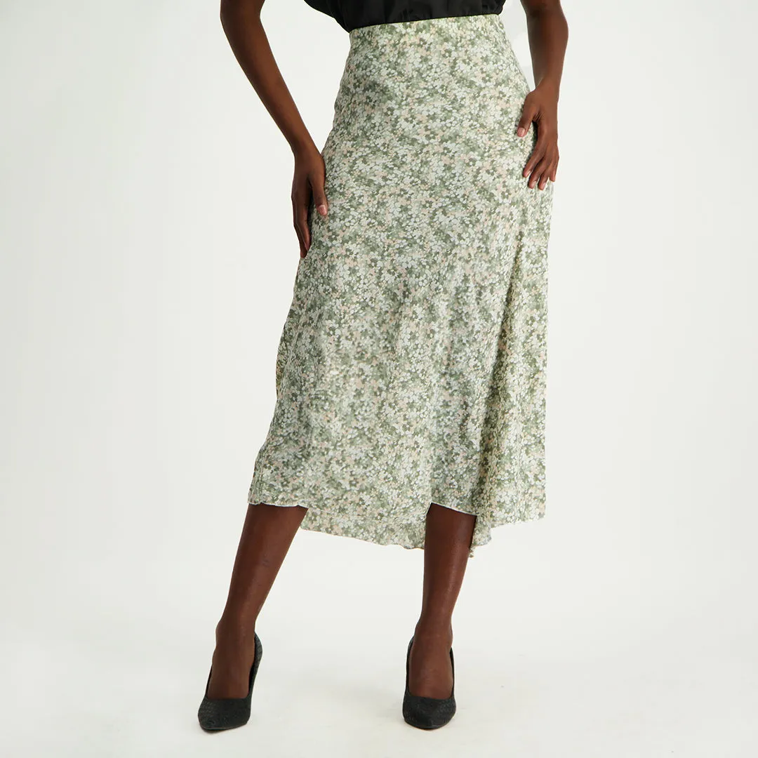 Sage Flare Skirt