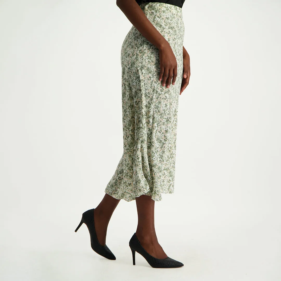 Sage Flare Skirt