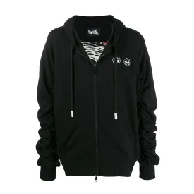 SKULL N EYEZ SHOULDER OVERSIZE SLEEVE HOODIE