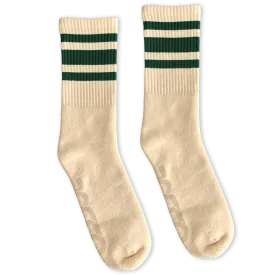 SOCCO Naturals | Dark Green Striped