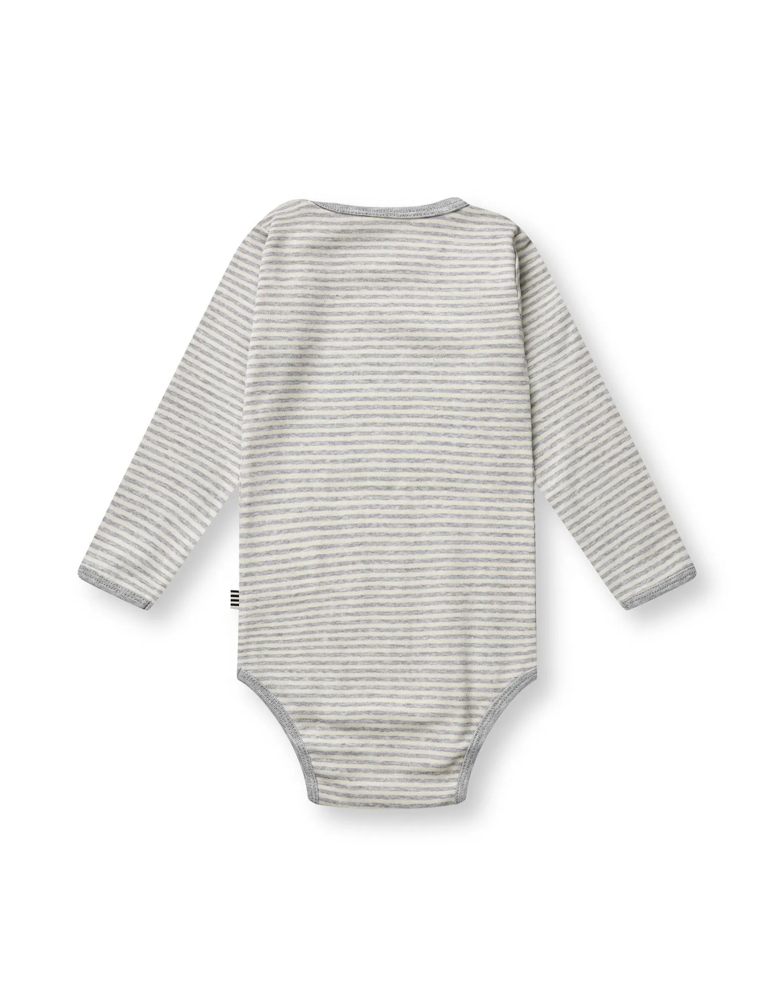 Soft Striped Rib Body, Off White / Grey Mel