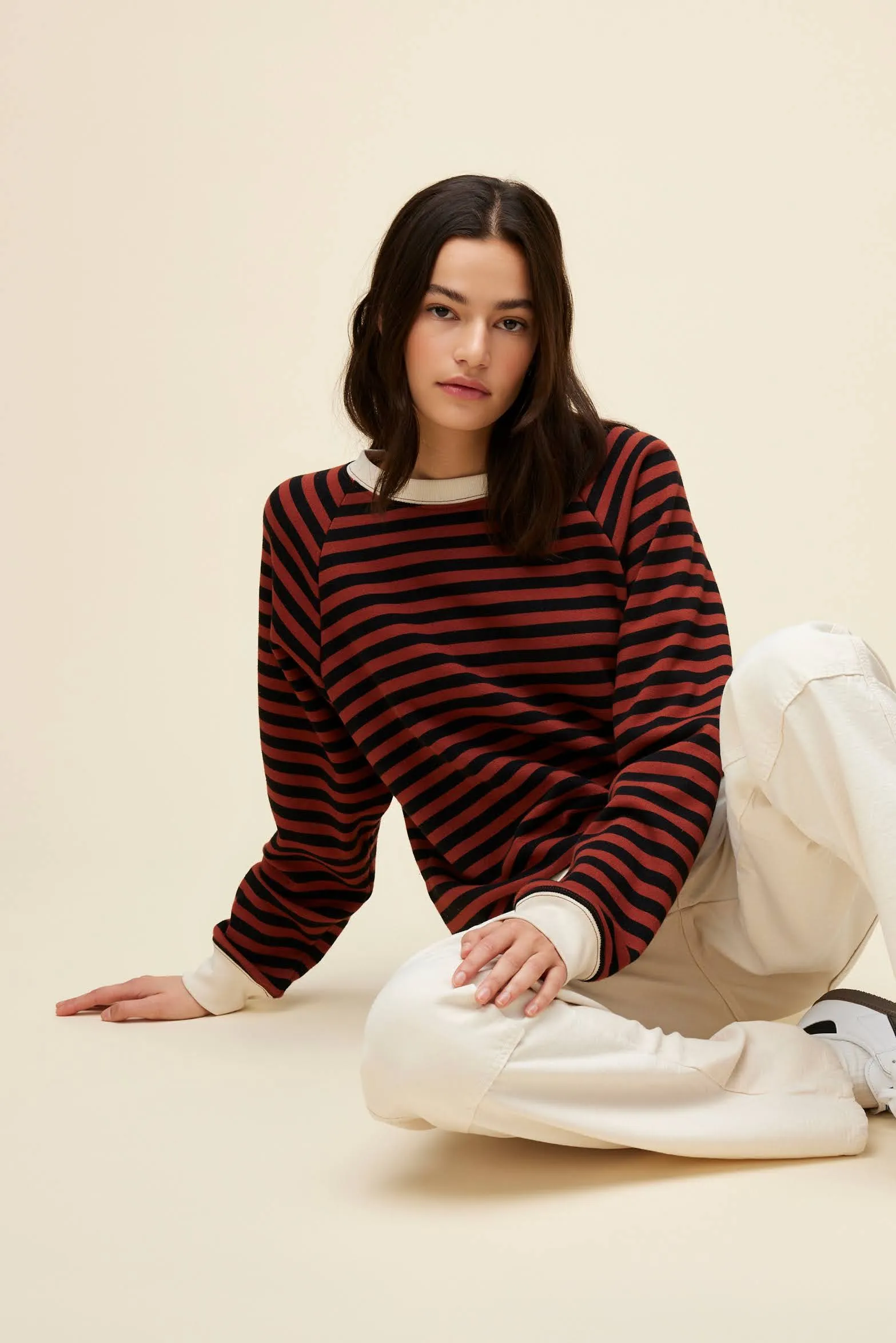 Stripe Vintage Sweatshirt