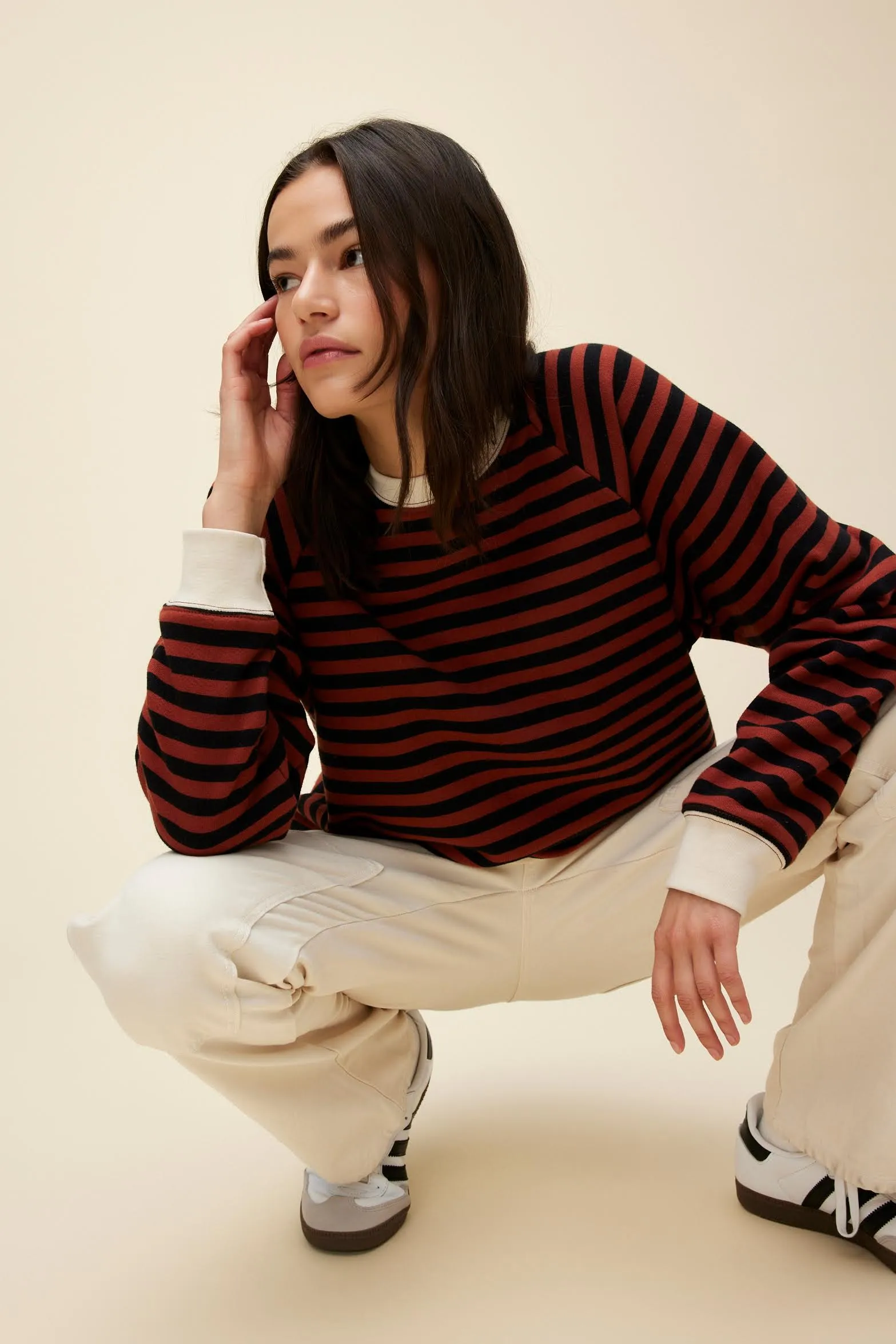 Stripe Vintage Sweatshirt